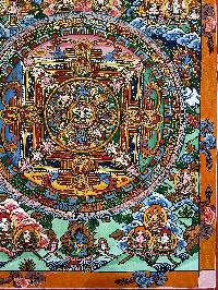 Buddhist Hand Painting Thangka Of Buddha Mandala, [hand Painted]