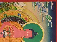 Buddhist Hand Painting Thangka Of Amitabha Buddha [hand Painted], Lamas Art