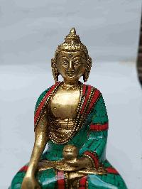 Buddhist Miniature Statue Of Shakyamuni Buddha, [stone Setting]