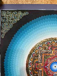 Buddhist Handmade Thangka Of Mandala, [hand Painted]