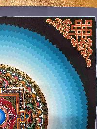 Buddhist Handmade Thangka Of Mandala, [hand Painted]