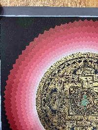 Buddhist Handmade Thangka Of Mandala, [hand Painted]