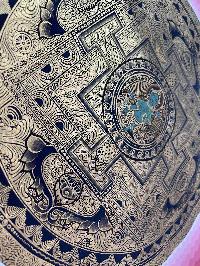 Buddhist Handmade Thangka Of Mandala, [hand Painted]