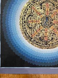 Buddhist Handmade Thangka Of Mandala, [hand Painted]