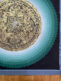 Buddhist Handmade Thangka Of Mandala, [hand Painted]