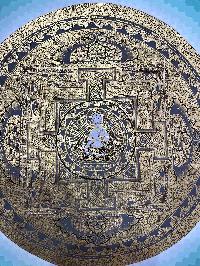 Buddhist Handmade Thangka Of Mandala, [hand Painted]