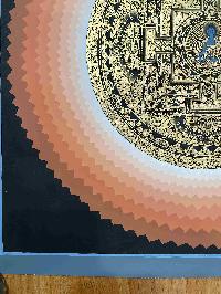 Buddhist Handmade Thangka Of Mandala, [hand Painted]