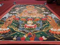 Buddhist Handmade Thangka Of Shakyamuni Buddha, [real Gold, Hand Painted]