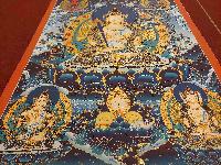 Buddhist Handmade Thangka Of Manjushree, [real Gold, Hand Painted], Real Gold