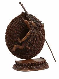 Tibetan Buddhist Tantric Statue Of Akash Yogini, [oxidized]