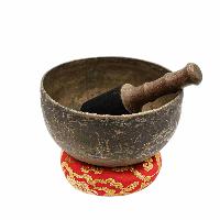 [old], Buddhist [real Antique] Hand Beaten [jambati] Singing Bowl