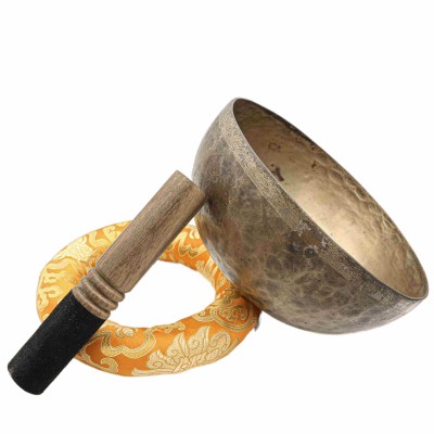 [old], Buddhist [real Antique] Hand Beaten [jambati] Singing Bowl