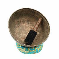 [old], Buddhist [real Antique] Hand Beaten [jambati] Singing Bowl