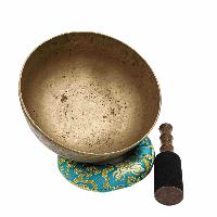 [old], Buddhist [real Antique] Hand Beaten [jambati] Singing Bowl