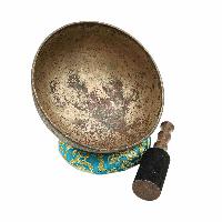 [old], Buddhist [real Antique] Hand Beaten [jambati] Singing Bowl