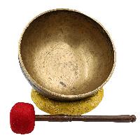 [old], Buddhist [real Antique] Hand Beaten [jambati] Singing Bowl