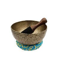 [old], Buddhist [real Antique] Hand Beaten [jambati] Singing Bowl