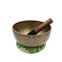 [old], Buddhist [real Antique] Hand Beaten [jambati] Singing Bowl