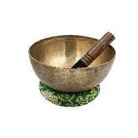 [old], Buddhist [real Antique] Hand Beaten [jambati] Singing Bowl