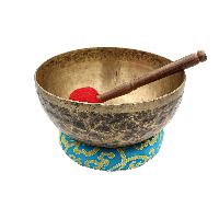 [old], Buddhist [real Antique] Hand Beaten [jambati] Singing Bowl