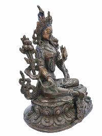 Buddhist Statue Of [green Tara], Finishing