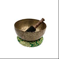 [old], Buddhist [real Antique] Hand Beaten [jambati] Singing Bowl