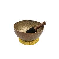 [old], Buddhist [real Antique] Hand Beaten [jambati] Singing Bowl