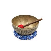 [old], Buddhist [real Antique] Hand Beaten [jambati] Singing Bowl