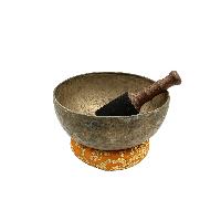 [old], Buddhist [real Antique] Hand Beaten [jambati] Singing Bowl