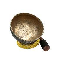 [old], Buddhist Hand Beaten Ultabati Singing Bowl, With Plain Design