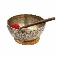 [old], Buddhist [real Antique] Hand Beaten [jambati] Singing Bowl