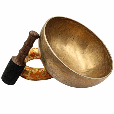 [old], Buddhist [real Antique] Hand Beaten [jambati] Singing Bowl