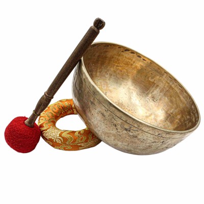 [old], Buddhist [real Antique] Hand Beaten [jambati] Singing Bowl