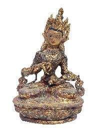 [old], Buddhist Handmade Statue Of Vajrasattva [gold Plated], [antique]