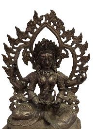 [old], Buddhist Handmade Statue Of Angry Green Tara