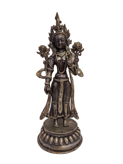 [old], Buddhist Handmade Statue Of Standing Tara