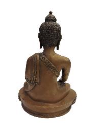 Antique [old], Buddhist Statue Of Shakyamuni Buddha, [bronze, Copper, Antique]