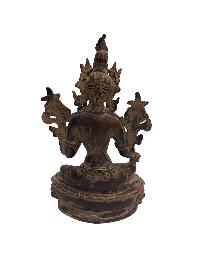 [old], Buddhist Handmade Statue Of Green Tara, Old Stock