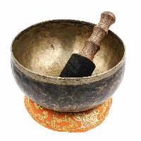 [old] Buddhist Hand Beaten [kopre] Singing Bowl, With [antique] Finishing