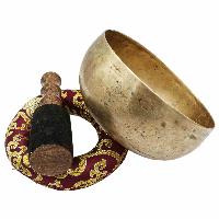 [old] Buddhist Hand Beaten [kopre] Singing Bowl, With [antique] Finishing