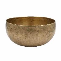 [old] Buddhist Hand Beaten [kopre] Singing Bowl, With [antique] Finishing