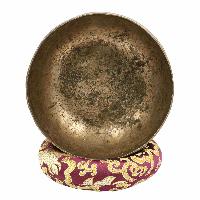 [old] Buddhist Hand Beaten [kopre] Singing Bowl, With [antique] Finishing