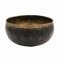 [old] Buddhist Hand Beaten [kopre] Singing Bowl, With [antique] Finishing