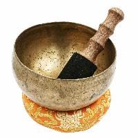 [old] Buddhist Hand Beaten [kopre] Singing Bowl, With [antique] Finishing