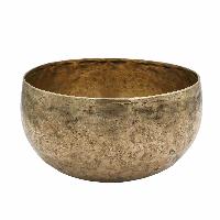 [old] Buddhist Hand Beaten [kopre] Singing Bowl, With [antique] Finishing