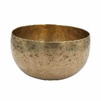 [old] Buddhist Hand Beaten [kopre] Singing Bowl, With [antique] Finishing