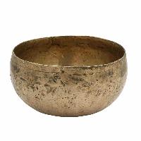 [old] Buddhist Hand Beaten [kopre] Singing Bowl, With [antique] Finishing