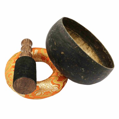 [old] Buddhist Hand Beaten [kopre] Singing Bowl, With [antique] Finishing