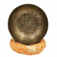 [old] Buddhist Hand Beaten [kopre] Singing Bowl, With [antique] Finishing