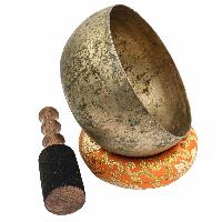 [old] Buddhist Hand Beaten [kopre] Singing Bowl, With [antique] Finishing